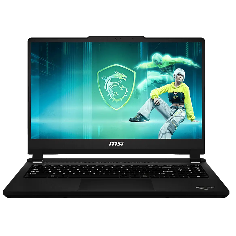 MSI Vector 16 HX AI gaming laptop, front view